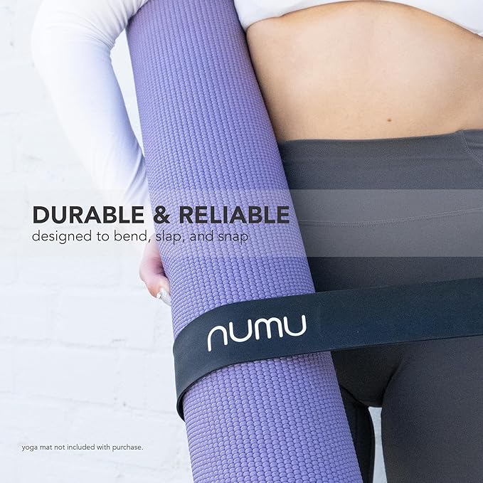 Numu Yoga Mat Strap Slap Band - Easy Snap On to Keep Exercise Mat Tightly Rolled and Secured for Yoga Mat Storage and Travel-GravixFit