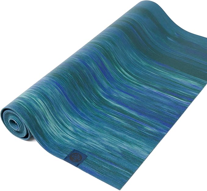 Manduka eKO SuperLite Yoga Mat - 1.5mm Natural Rubber | Foldable & Travel Friendly | Soft Textured Surface | Eco-friendly-GravixFit