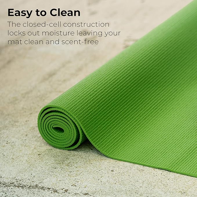 Hello Fit 10-Pack Yoga Mat, 68" x 24" Non Slip Exercise Mat, 4mm Thick Gym Mat for Fitness and Stretching, Bulk Non Toxic Yoga Mats for Schools and Studios-GravixFit