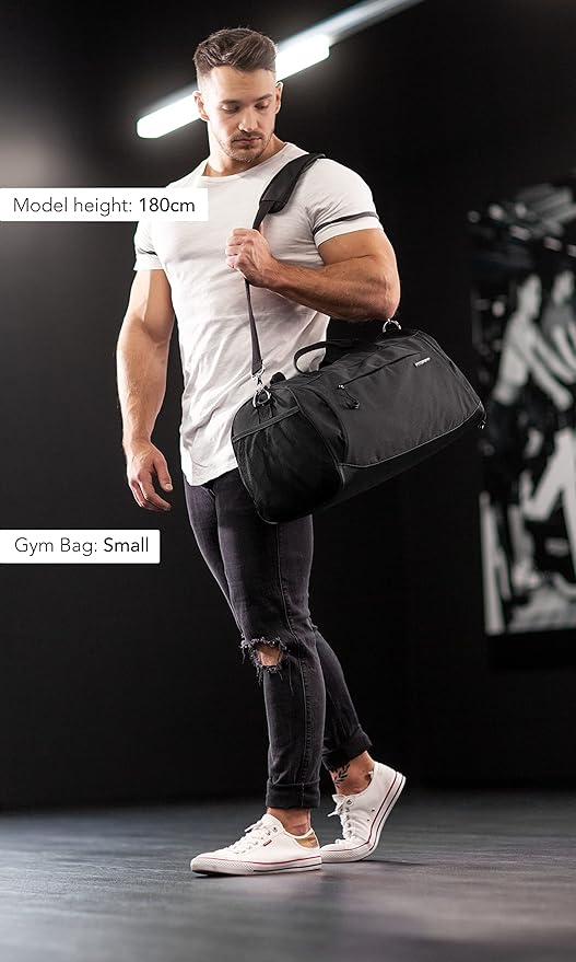 Fitgriff® Gym Bag for Men & Women with Shoe & Wet Compartment - Duffle Bag for Travel, Sports, Fitness & Workout-GravixFit