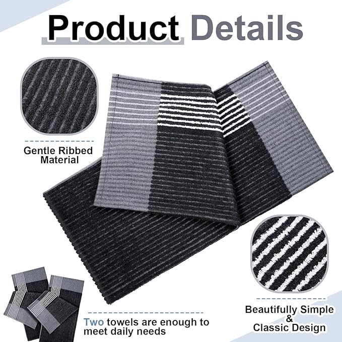 Mixweer Caddy Golf Towel 22" x 42" Large Caddy Towel Camping Sport Towels Cotton Soft Towels for Man Golf Lovers-GravixFit