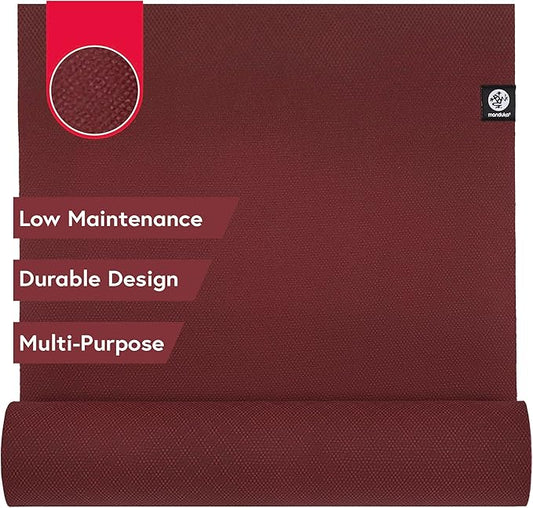 Manduka X Yoga Mat 71" - 5mm | High Performance Fitness Mat | Durable Design | Yoga, Outdoors, Stretching | 71 x 24 inches-GravixFit