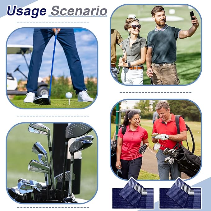 Mixweer Caddy Golf Towel 22" x 42" Large Caddy Towel Camping Sport Towels Cotton Soft Towels for Man Golf Lovers-GravixFit