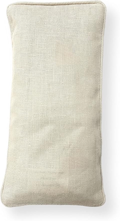 Organic Linen Eye Pillow - Lavender & Flaxseed for Relaxation, Yoga, Stress Relief - Microwavable Heating Pad & Cool Compress - Made in USA - Gifts for Meditation-GravixFit