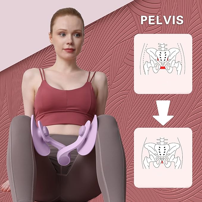 Thigh Trainer - Thigh Exerciser & Toner for Women, Inner Thigh Workout Equipment with 26lbs Resistance, Kegel Exercise Tool for Pelvic Floor & Thigh Tightening (Upgraded)-GravixFit