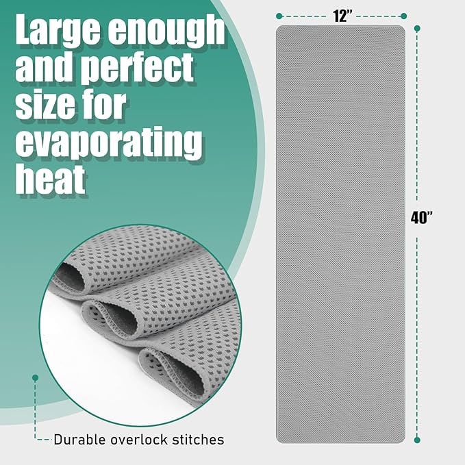 Cooling Towels Pack of 30, 40"*12" Neck Cool Towel Bulk, Cold Towels for Neck and Face, Cooling Rags Sports Towel for Hot Weather, Running, Soccer, Yoga, Gym, Golf-GravixFit