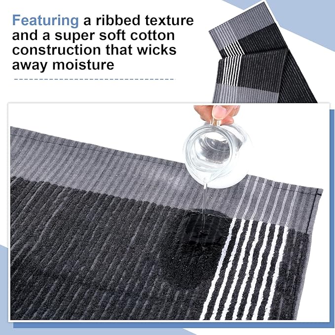 Mixweer Caddy Golf Towel 22" x 42" Large Caddy Towel Camping Sport Towels Cotton Soft Towels for Man Golf Lovers-GravixFit