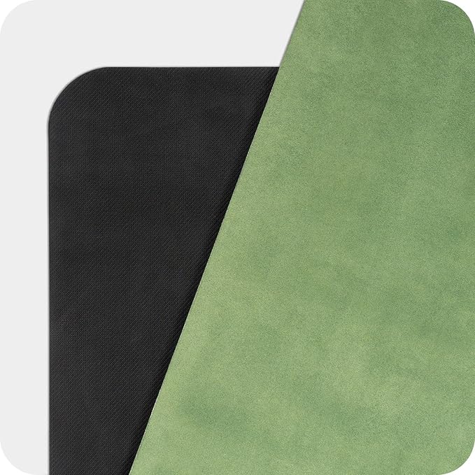 4mm Cushioned Exercise Mat for Yoga & Pilates - Anti Slip, Polyurethane with Suede Top & Carrying Strap-GravixFit