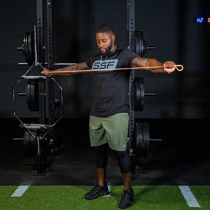 Serious Steel Fitness 32" Resistance Training Bands (Portable Exercise Band System Training Bands- Great for Individuals Under 5'10")-GravixFit