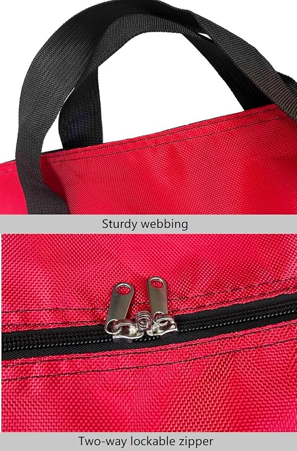 Extra Large Storage Duffle Bag with Zippers and Handles, Big Foldable Duffle Bag for Travel-GravixFit