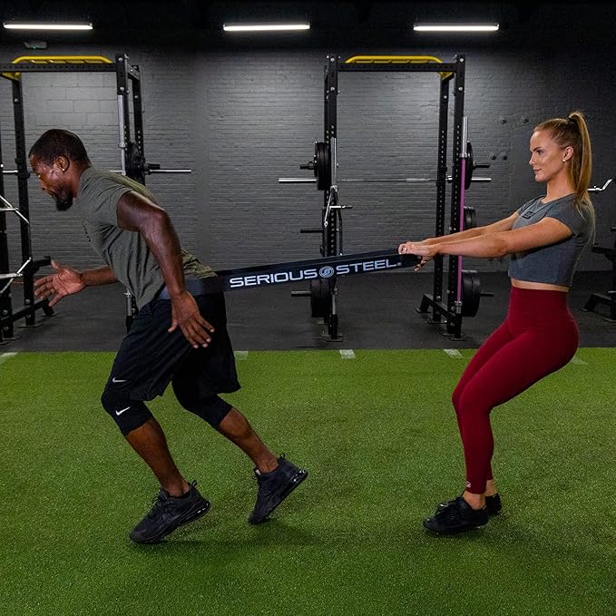 SERIOUS STEEL FITNESS Assisted 41" Pull-Up Band, Resistance & Stretch, Powerlifting & Pull-up Assist Loop (Single Band)-GravixFit