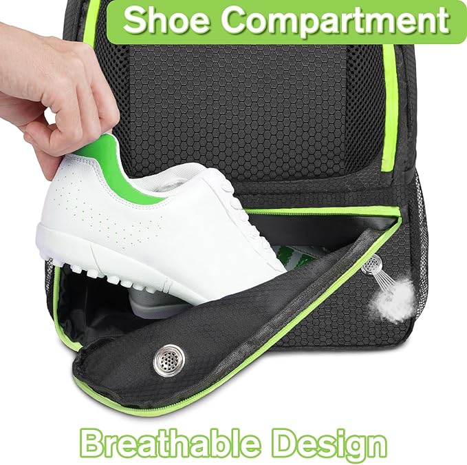 YOREPEK Soccer Backpack,Soccer Bag with Ball Holder, Water resistant Sport Equipment Bags Fit Basketball Volleyball Football-GravixFit