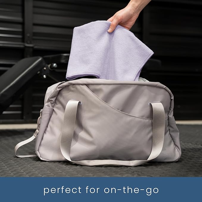 S&T INC. Microfiber Gym Towels, Yoga Towel for Home and Gym Bag, 16 Inch x 27 Inch, 6 Pack-GravixFit