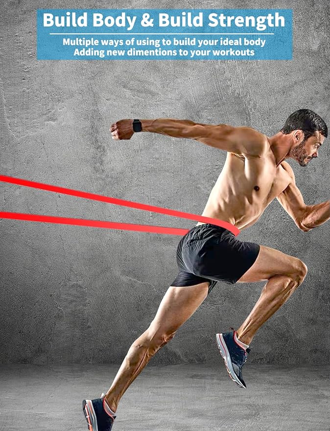 Pull Up Bands, Resistance Bands, Pull Up Assistance Bands Set for Men & Women, Exercise Workout Bands for Working Out, Body Stretching, Physical Therapy, Muscle Training-GravixFit