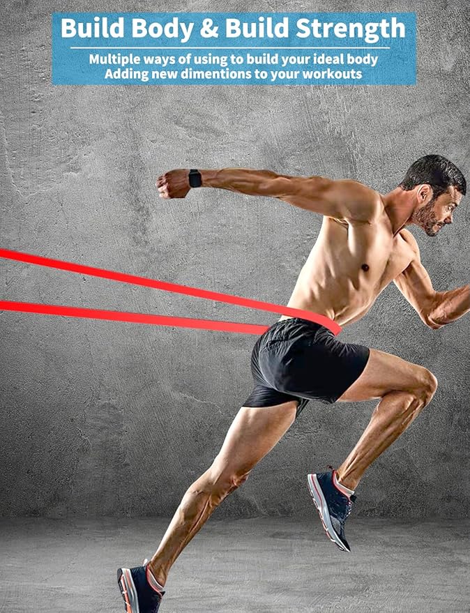 Pull Up Bands, Resistance Bands, Pull Up Assistance Bands Set for Men & Women, Exercise Workout Bands for Working Out, Body Stretching, Physical Therapy, Muscle Training-GravixFit