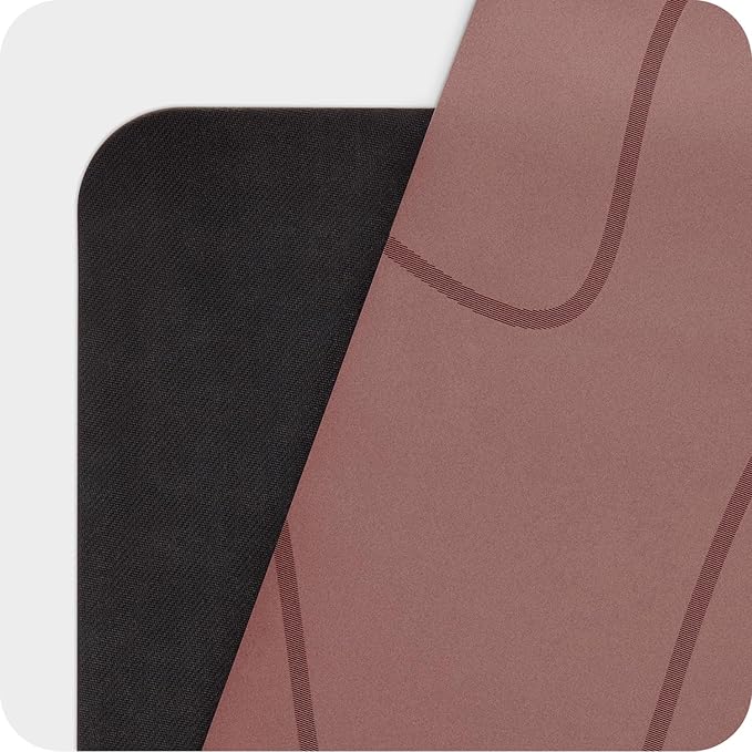 4mm Cushioned Exercise Mat for Yoga & Pilates - Anti Slip, Polyurethane with Suede Top & Carrying Strap-GravixFit