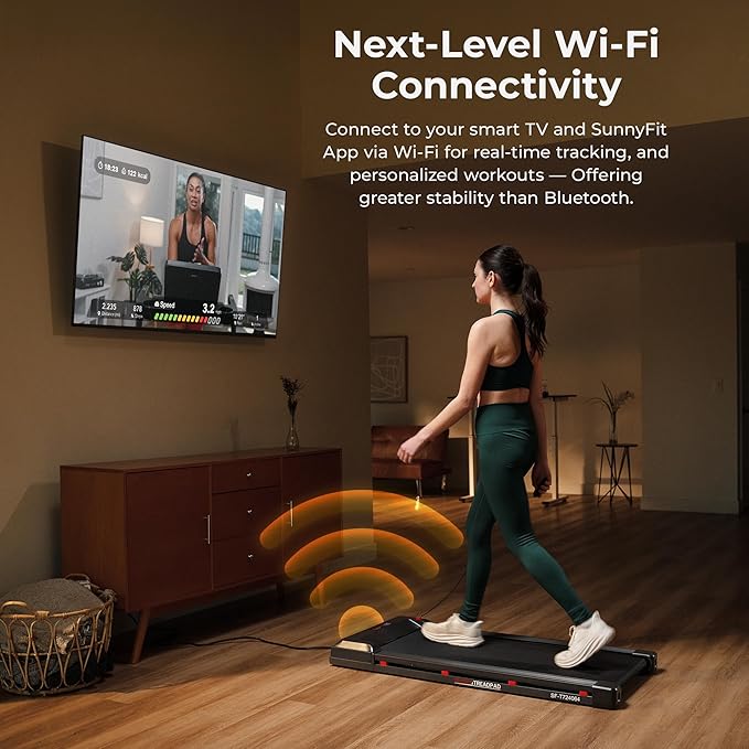 Sunny Health & Fitness Smart Wi-Fi Treadmills-GravixFit