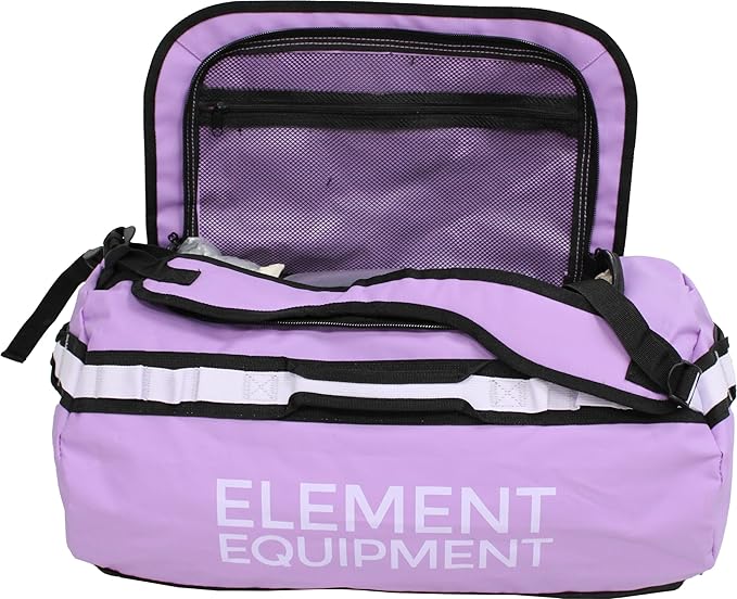 Element Equipment Trailhead Duffel Bag Shoulder Straps Waterproof Violet/Lavendar Large-GravixFit