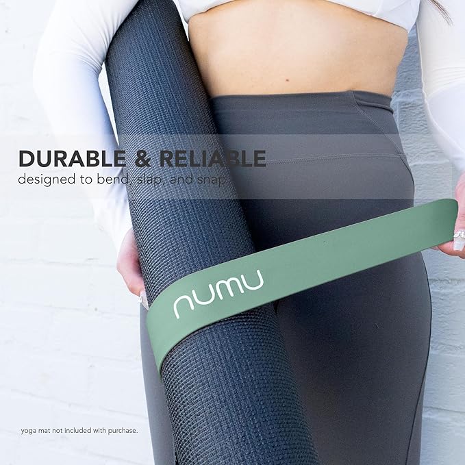 Numu Yoga Mat Strap Slap Band - Easy Snap On to Keep Exercise Mat Tightly Rolled and Secured for Yoga Mat Storage and Travel-GravixFit