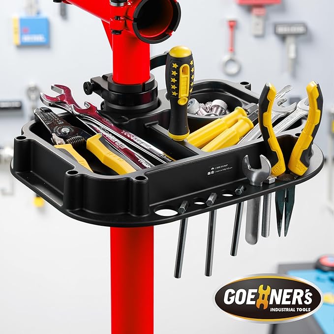 Upgraded Bike Repair Stand Max 176 lbs, Heavy Duty Bicycle Repair Stand, Portable Aluminum E Bike Stand Manintenance Workstand for Any Bike, Heavy E-Bike, Mountain Bike and Road Bike, Red