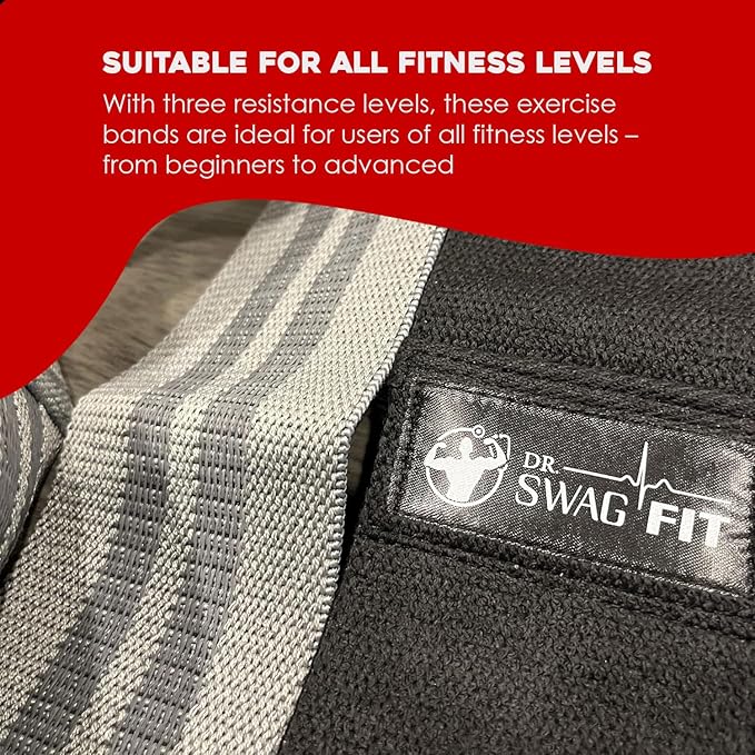 Resistance Bands Set, Versatile Latex Exercise Bands for Home and Gym Workouts, Ideal Workout Equipment for Men and Women, Resistance Bands for Legs, Physical Therapy, (3-Pack)-GravixFit