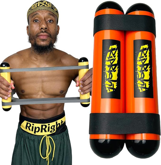 Premium RipStick Pillz, Workout Equipment for Joint Rehab, Shoulder Strength, Resistance Training, and Muscle Building, with 6 Adjustable Resistance Bands-GravixFit