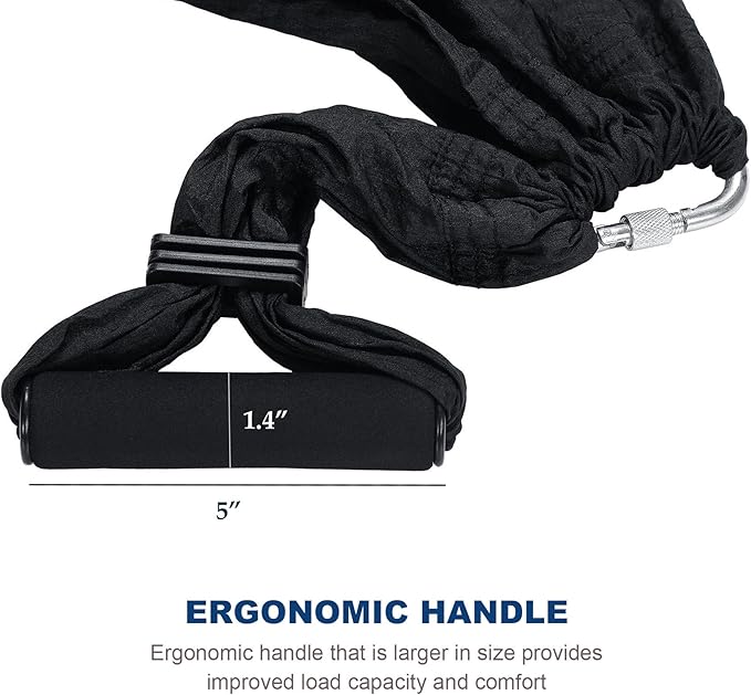 ZELUS Aerial Yoga Swing Sling Strong Yoga Hammock Kit Set Trapeze Inversion Equipment Include 2 Extensions Straps and Ceiling Mounting Kit-GravixFit