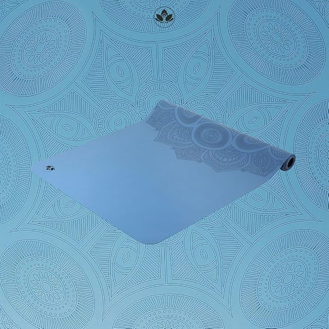 Clever Yoga Liquid Balance Thick Yoga Mat - Pro Exercise Yoga Mat with Non-Slip Surface for Home Gym, Earth-Friendly & Recyclable Pilates and Workout Pad Women & Men, 4.5 mm-GravixFit