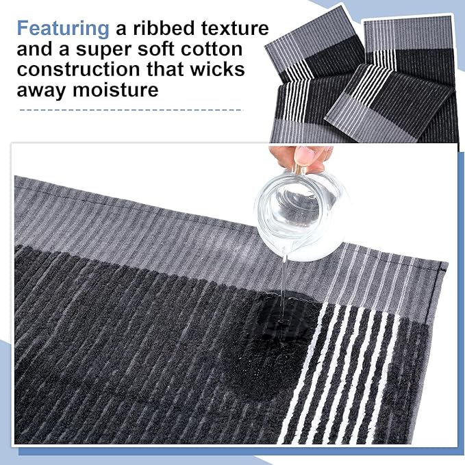 Mixweer Caddy Golf Towel 22" x 42" Large Caddy Towel Camping Sport Towels Cotton Soft Towels for Man Golf Lovers-GravixFit