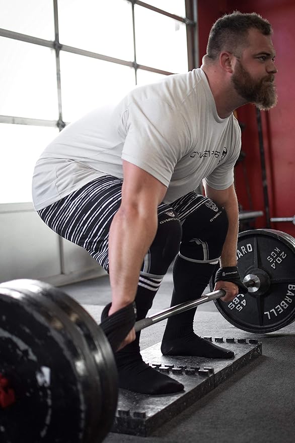 Gymreapers Figure 8 Lifting Straps For Deadlift, Powerlifting, Strongman, & Cross Training Strong Weightlifting Wrist Straps For Men, Women-GravixFit