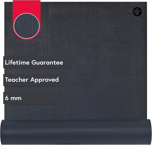 Manduka PRO Yoga Mat - 6mm | Lifetime Durability | Hygienic Construction | Premium Studio Quality | Teacher Approved-GravixFit