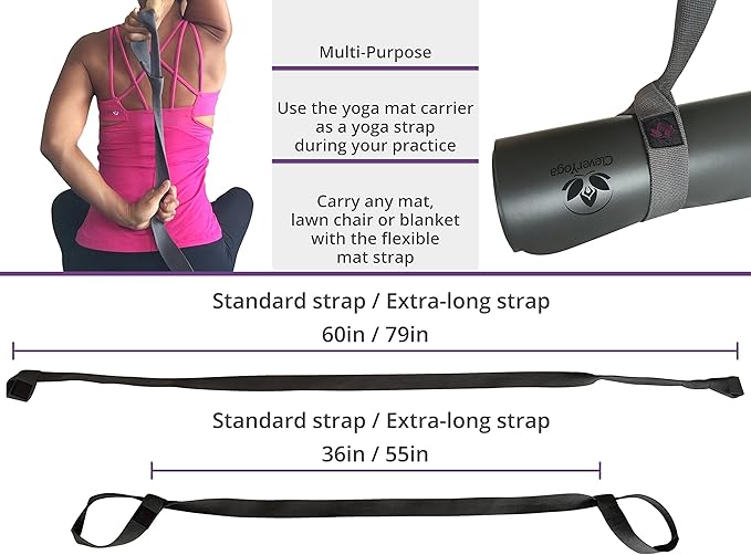 Clever Yoga Mat Carrier Strap sling-GravixFit