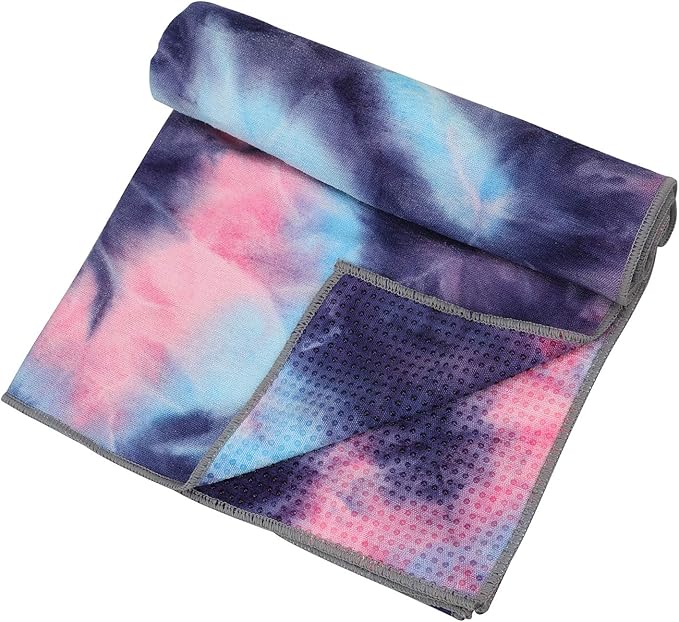 Yoga Towels , Non Slip Hot Yoga Towel Skidless Waffle Texture, 100% Absorbent Odorless Microfiber Yoga Blanket, Standard Sized 24 inchx1-GravixFit