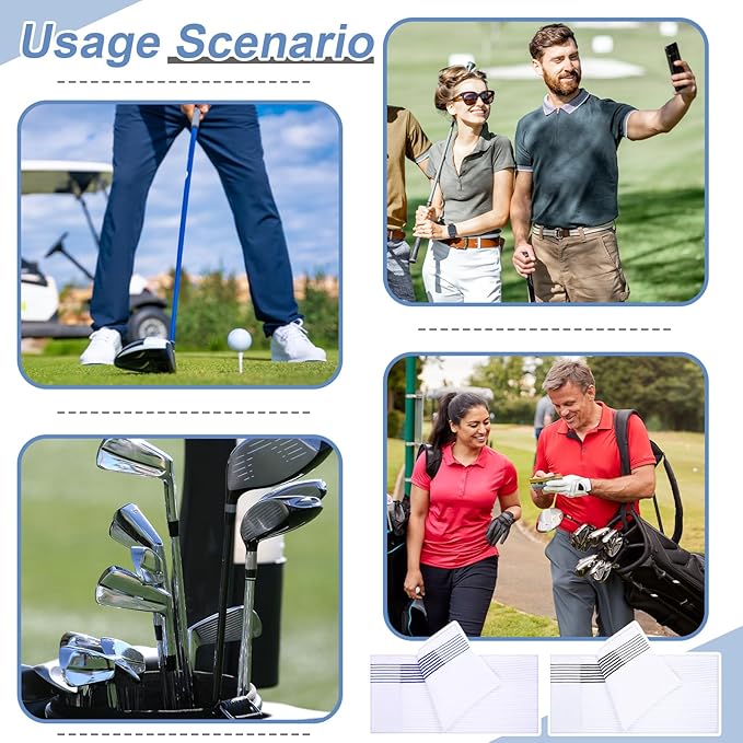 Mixweer Caddy Golf Towel 22" x 42" Large Caddy Towel Camping Sport Towels Cotton Soft Towels for Man Golf Lovers-GravixFit