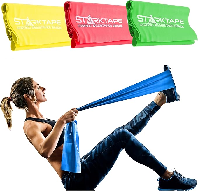 Resistance Bands Set. 3 or 5 Pack Non-Latex Physical Therapy, Professional Elastic Band. Perfect for Home Exercise, Workout, Strength Training, Yoga, Pilates, Rehab, Gym-GravixFit
