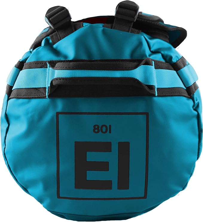 Element Equipment Trailhead Duffel Bag Shoulder Straps Waterproof Teal Medium-GravixFit