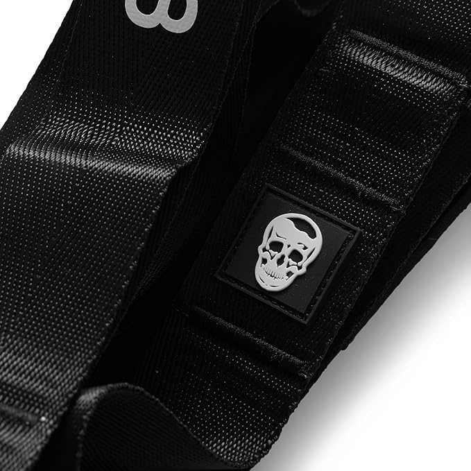 Gymreapers Stretching Strap for Physical Therapy Non-Elastic Stretch Band 10 Loop Neoprene Stretch Strap for Yoga Pilates Exercise Men & Women-GravixFit