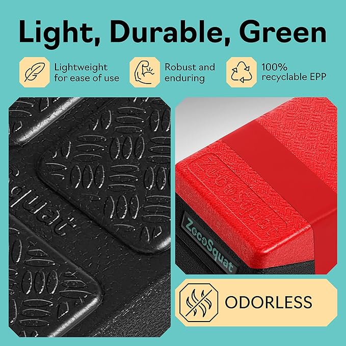 Squat Wedge - Squat Wedge Block 520 LBS Weight Capacity - Slant Board for Calf Stretching - Calf Stretcher Slant Board - yoga blocks-GravixFit