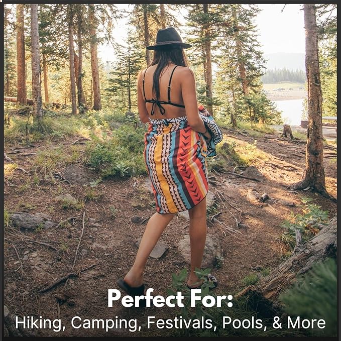 ECCOSOPHY Microfiber Beach Towel - Sand Free Towels are Quick Dry, Light Weight, Super Absorbent - Perfect Pool, Travel, Cruise, Camping Essentials - Oversized Extra Large for Adults 71x35 in-GravixFit