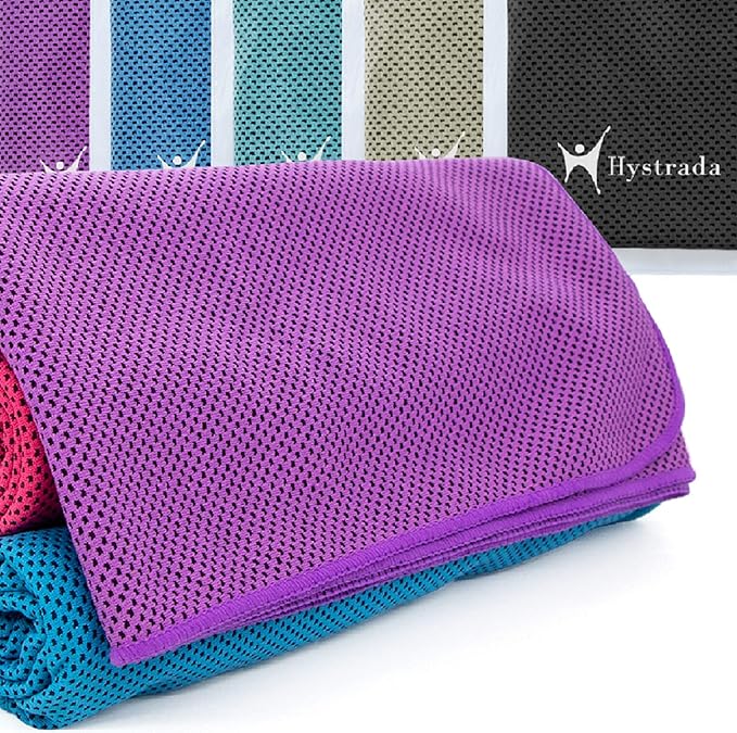 4 Packs Cooling Towel (40 x 12), Ice Towel, Microfiber, Soft Breathable Chilly Towel Stay Cool for Yoga, Workout, Sport, Gym, Camping, Fitness, Running, Workout & More Activities - Multicolor-GravixFit