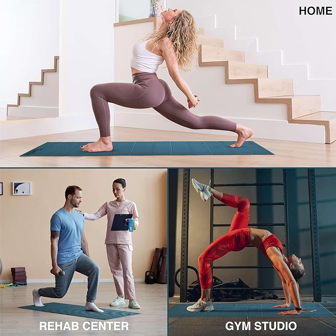 Foldable Yoga Exercise Mat – Lightweight, Anti-Slip, and Easy to Store for Yoga, Pilates, Home Workouts, and Floor Exercises-GravixFit