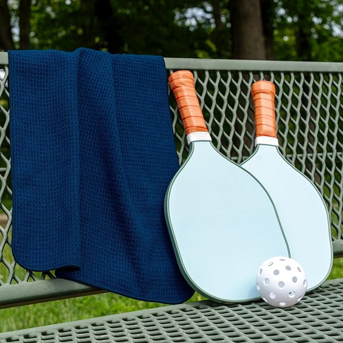 S&T INC. Microfiber Gym Towels, Yoga Towel for Home and Gym Bag, 16 Inch x 27 Inch, 6 Pack-GravixFit