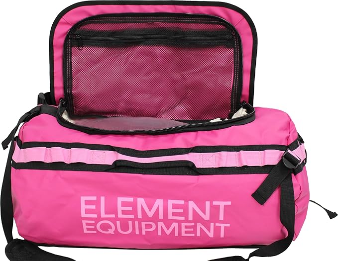 Element Equipment Trailhead Duffel Bag Shoulder Straps Waterproof Fuschia/Pink Small-GravixFit