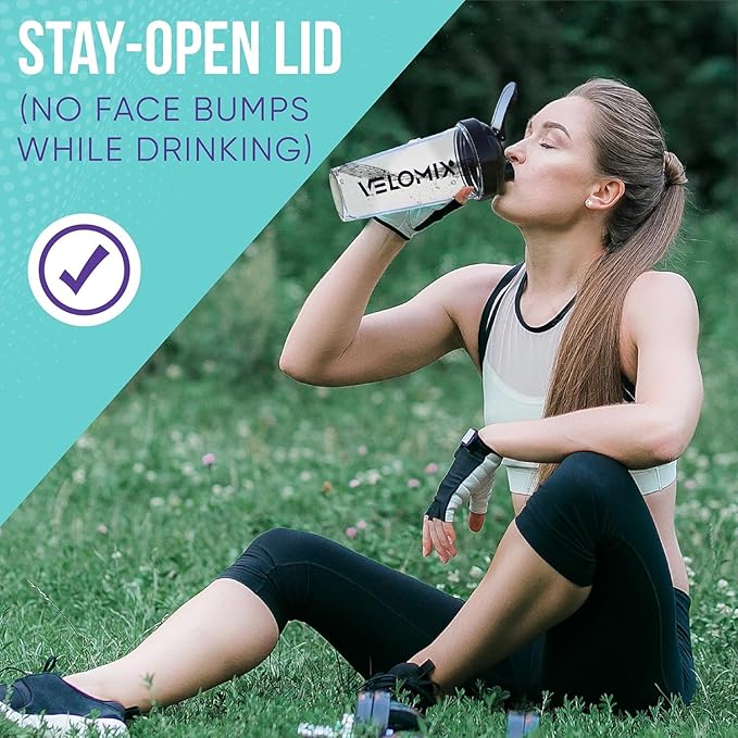'-2 Pack- 28 oz Protein Shaker Bottles for Protein Mixes - 2x Wire Whisk | Leak Proof Shaker Cups for Protein Shakes | Protein Shaker Bottle Pack | Shakers for Protein Shakes - 2xTransparent-GravixFit