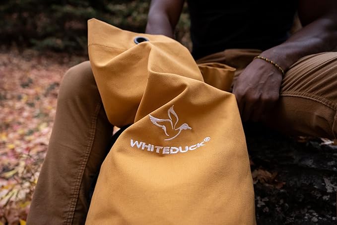 WHITEDUCK 25"x42" (430L) Top Load Canvas Duffel Bag – Military-Grade, Tear-Proof & Weatherproof, Heavy Duty for Travel, Outdoors & Military Use, with Padlock Compatibility, 5 Colors-GravixFit