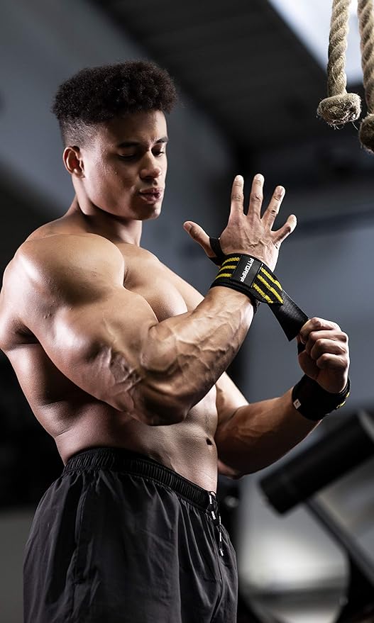 Fitgriff® Lifting Straps & Wrist Wraps (Bundle) Superior Support for Weightlifting & Gym Workouts - for Men and Women-GravixFit