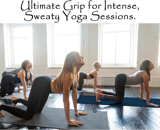 Tatago Hot Yoga Towel Non Slip Grip in 2 Sizes. Premium Yoga Towels for Hot Yoga Non Slip, Hot Pilates Mat Towel or Yoga Mat Towel Thicker, Softer, More Absorbant & Durable!-GravixFit