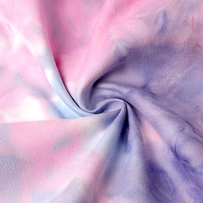 Eunzel Hot Yoga Towel Non Slip Yoga Mat Towel Non-Slip Sweat Absorbent Microfiber Towel for Hot Yoga, Pilates and Workout 72" x 26.5", Purple & Blue-GravixFit