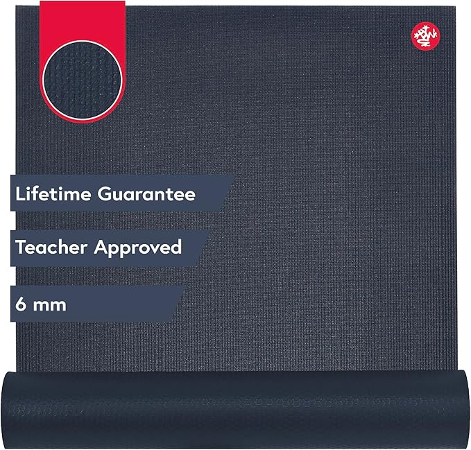Manduka PRO Yoga Mat - 6mm | Lifetime Durability | Hygienic Construction | Premium Studio Quality | Teacher Approved-GravixFit