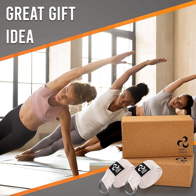 2-PACK or 5-PACK Yoga Exercise Adjustable Straps 8Ft | BONUS eBook | with Durable D-Ring For Pilates & Gym Workouts | Hold Poses, Stretch, Improve Flexibility & Maintain Balance-GravixFit